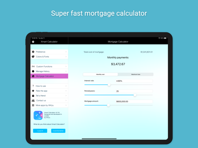 ‎Xmart Calculator Pro Screenshot