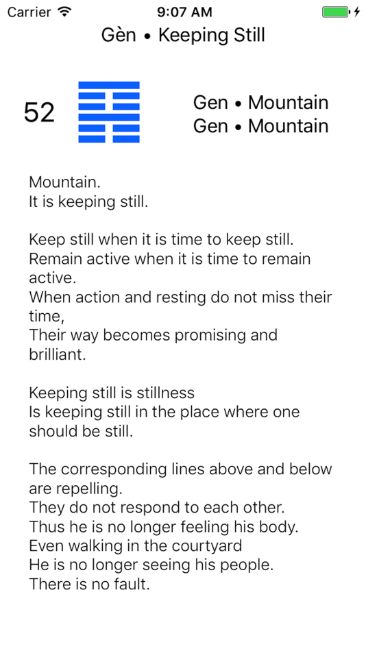 #2. iChing roller (macOS) 由: David Ralley