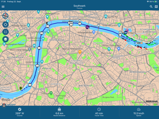 NavShip - Bootrouteplanner iPad app afbeelding 1