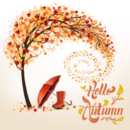 Animated Autumn Season Sticker