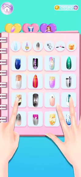 Game screenshot Fashion Nail Shop apk