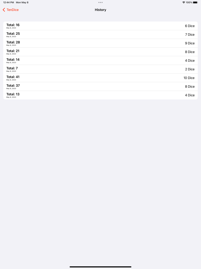 Quick Dice Roll - TenDice