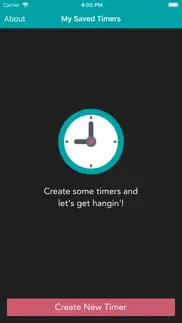 hangtime - a hangboarding app iphone bildschirmfoto 1
