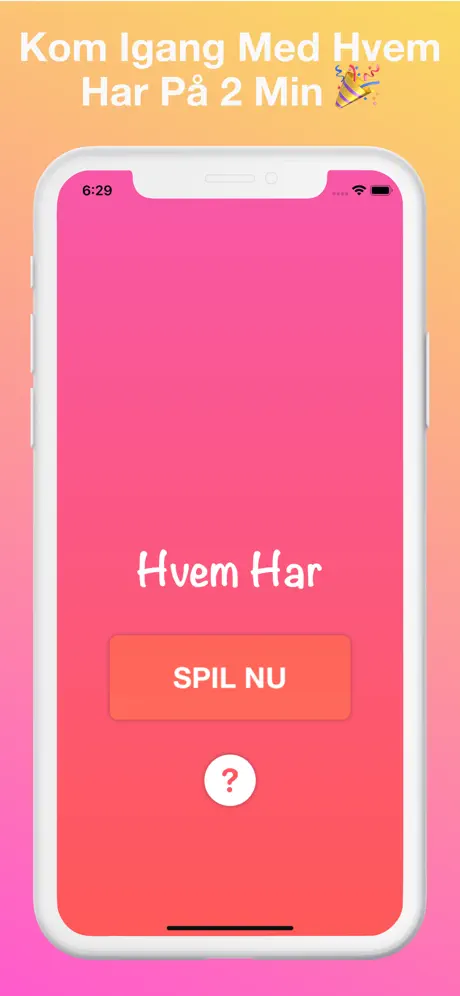 Hvem Her - Spil til fest