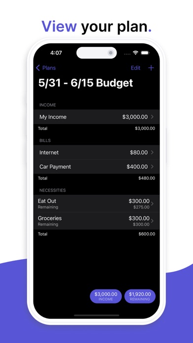 Mellow: Simple Budget Planner Screenshot