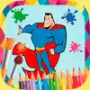 Book of Superhero to paint contact information