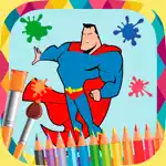 Book of Superhero to paint App Contact