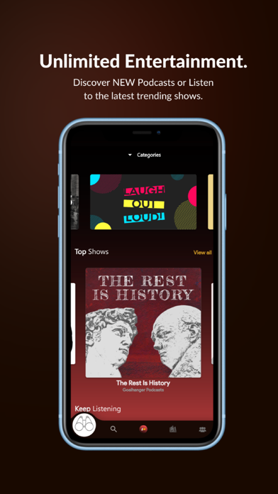 Overhaul FM: Podcast Player Screenshot