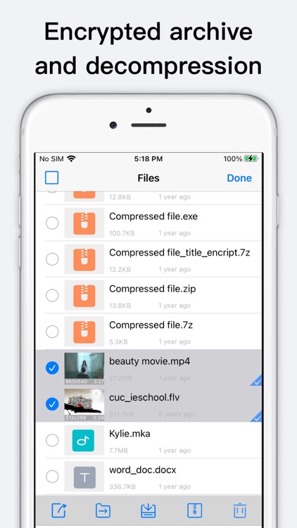 Unzip - zip file opener