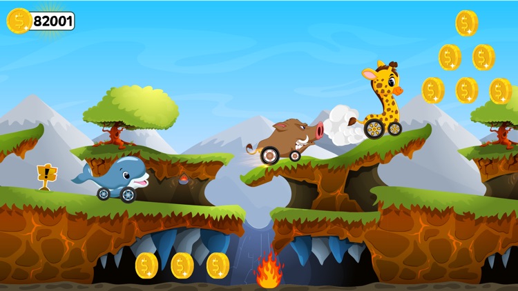 Animal Car Racing - Hill Climb screenshot-3