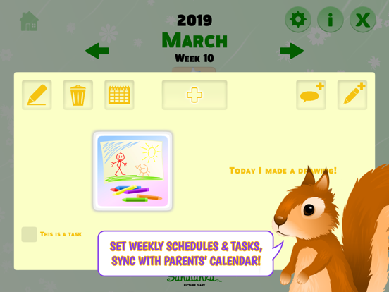 My First Calendar iPad screenshot