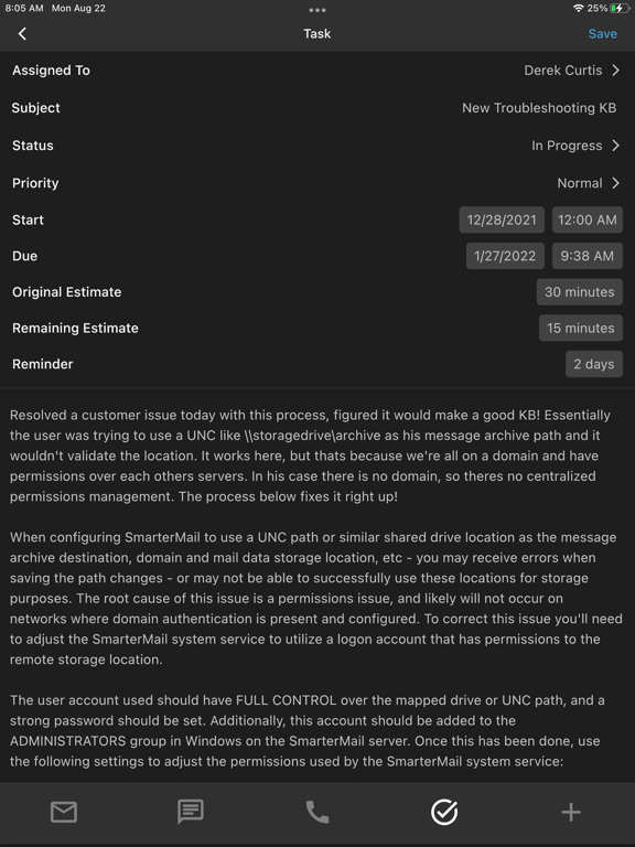 SmarterTrack Mobile iPad screenshot 8 - Business app