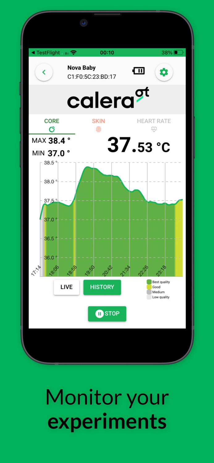 calera - core body temp