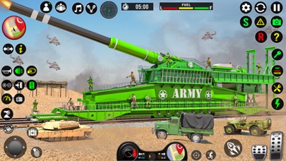 Army Truck Drive Offroad Game Screenshot