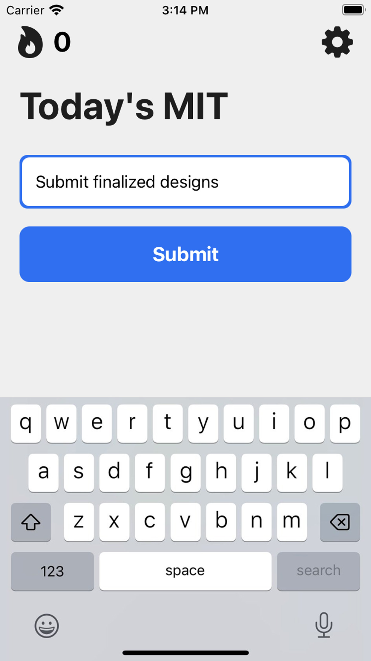MIT - Most Important Task