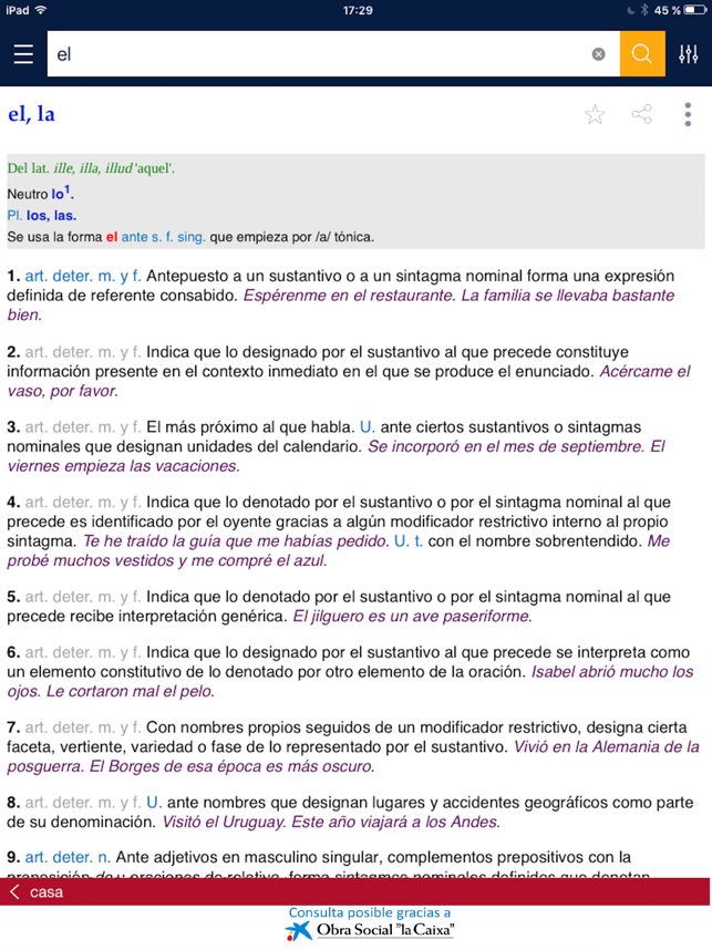 ‎Diccionario RAE y ASALE (DLE) Screenshot