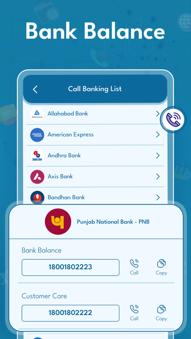 Bank Balance Check & IFSC/MICR Screenshot