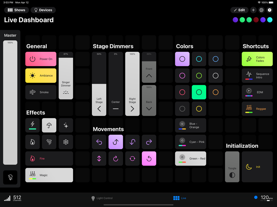 #1. Photon 2: DMX Light Controller (iOS) Bởi: StudiOS