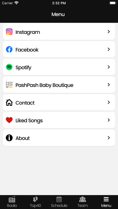 PashPash Radio Screenshot