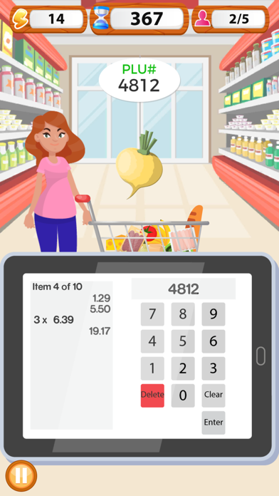 Supermarket Cashier Simulator Screenshot