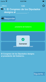 Test de Nacionalidad (España) screenshot