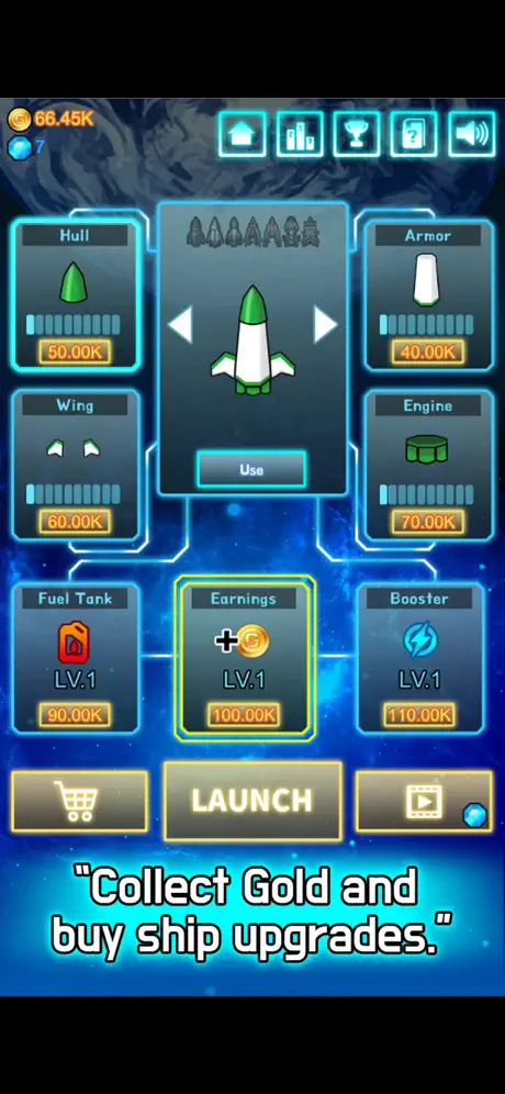 Go Space - Spaceship builder