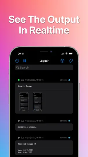Captura de pantalla de Logger For Shortcuts en iPhone 3