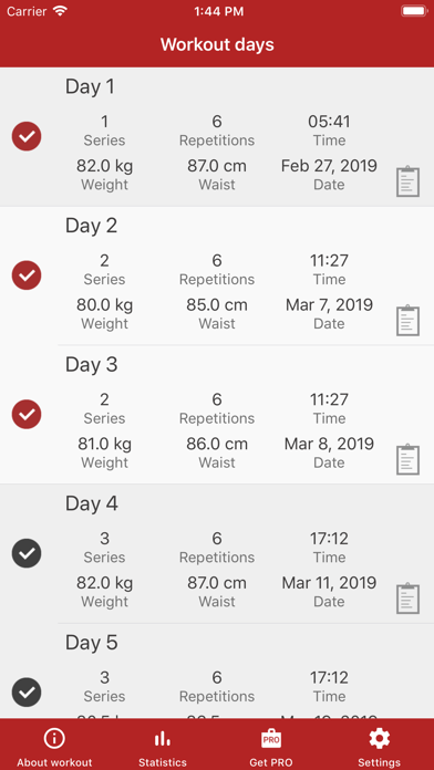 Caynax A6W abs workout Screenshot