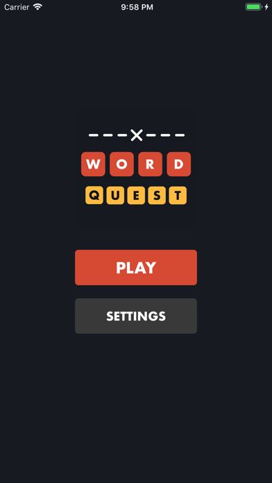 Quest: Word Puzzle Search Game Screenshot