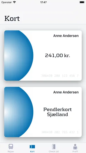 Rejse+ screenshot 2