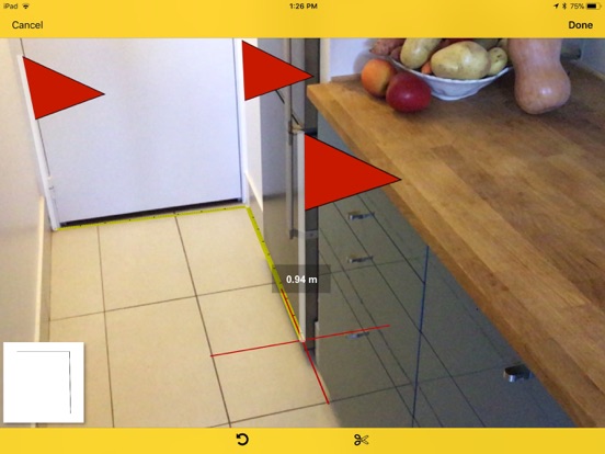 CamToPlan - meten met camera iPad app afbeelding 2