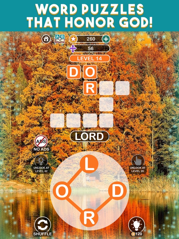 Screenshot #4 pour Biblescapes: Bible Word Puzzle