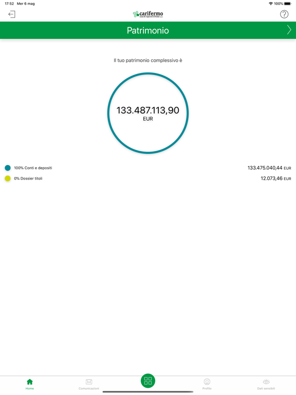 Carifermo Mobile iPad screenshot 3 - Finance app