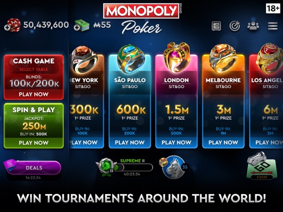 MONOPOLY Poker - Texas Holdem screenshot 2