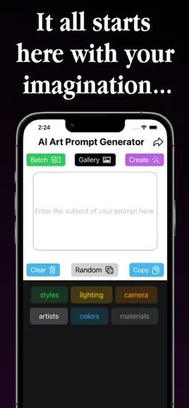 Game screenshot AI Prompt Art Maker Generator apk