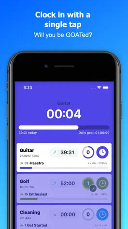 Game screenshot Goated! 10,000 hours apk