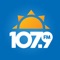 Your favorite radio station is just one tap away with the Sunny 107
