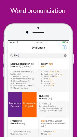 Game screenshot German-English Dictionary apk