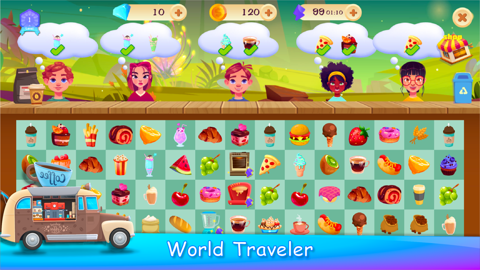 #5. Merge Cafe: Chef Cooking Game (iOS) 由: TWIGFUN STUDIO INC.