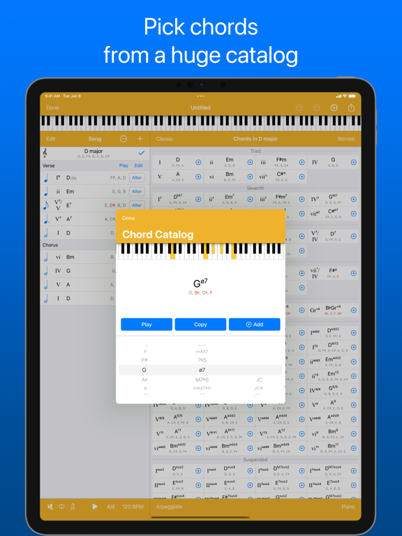 Screenshot #6 pour Suggester : Chords and Scales