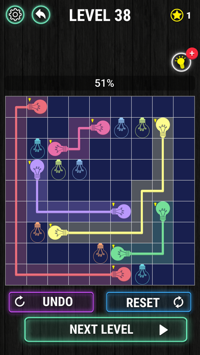 Lampu Neon: Line Puzzle Screenshot