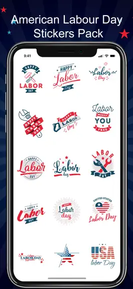 Game screenshot Labor Day Stickers Pack! apk
