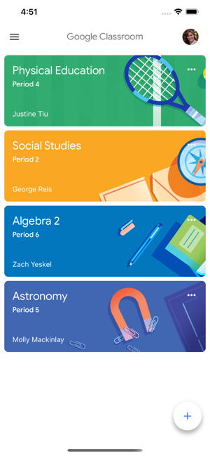 ‎Google Classroom スクリーンショット