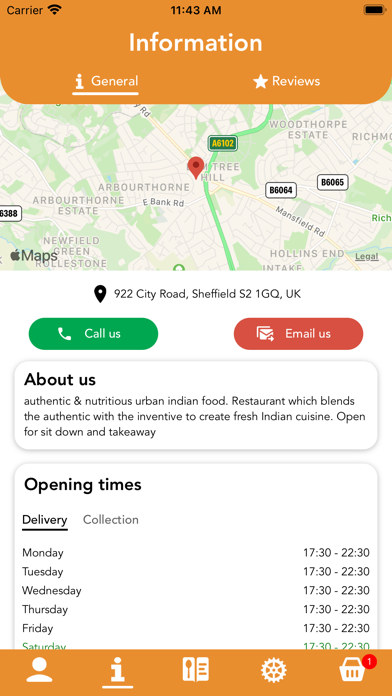 Tawa Indian Kitchen Screenshot