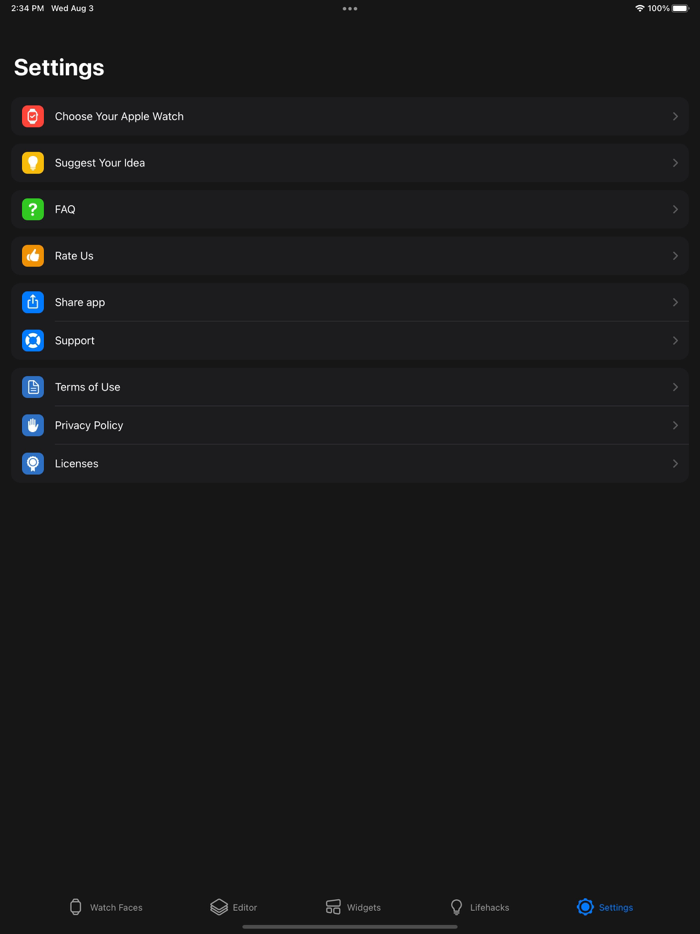 Watch Faces Gallery and Creator