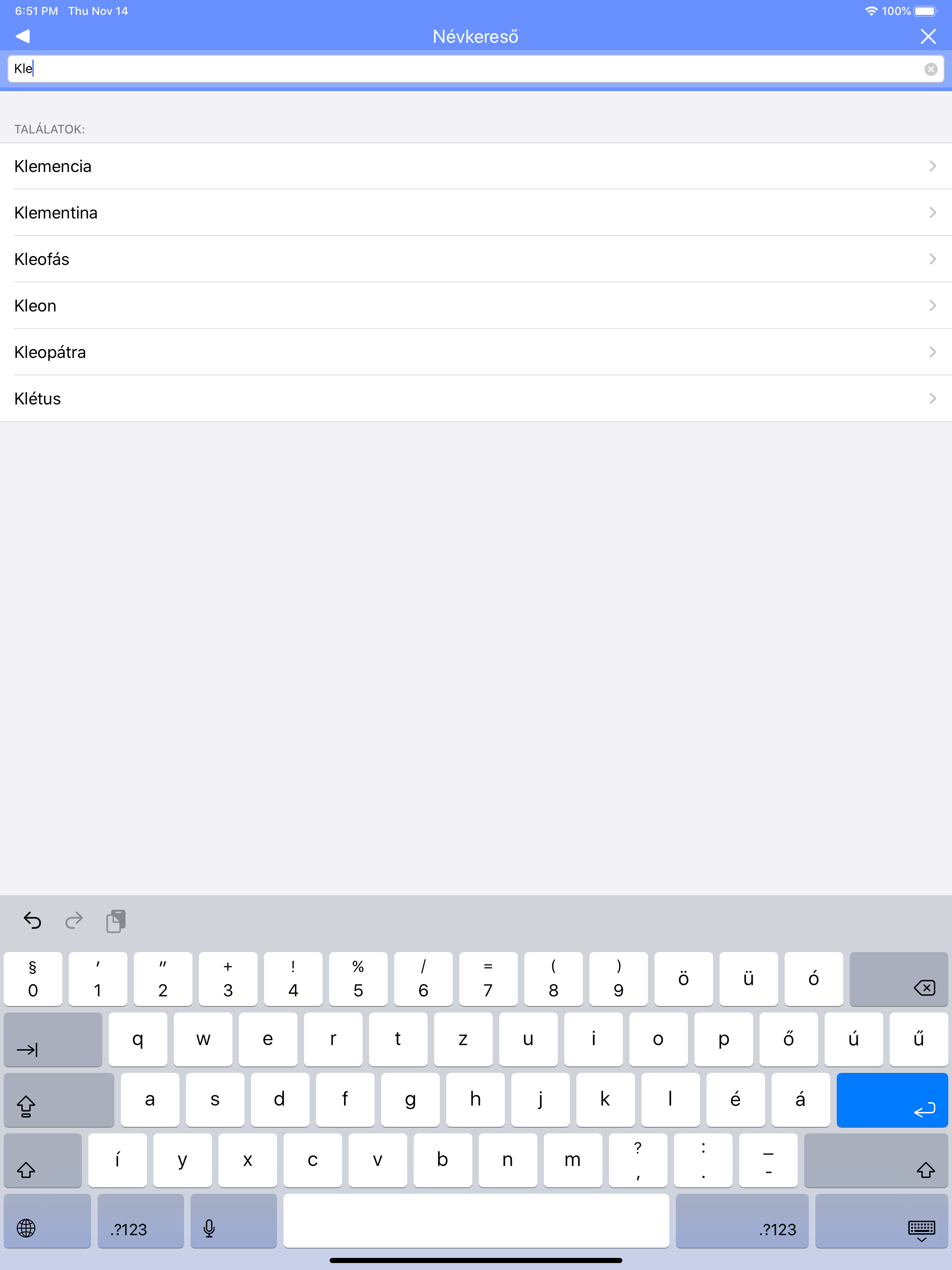 Névnaptár screenshot 12