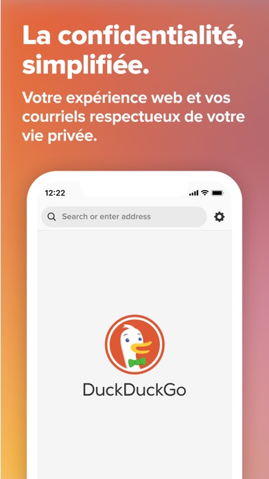 Screenshot #1 pour DuckDuckGo Private Browser