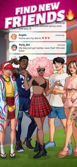 Game screenshot Party in My Dorm: Campus Life mod apk
