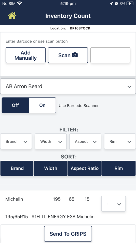 #2. GRIPS Inventory Counting (iOS) By: Goodyear Operations S.A.