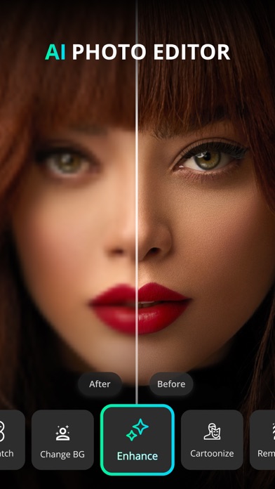 Pixel+ AI Photo Enhancer 4K Screenshot